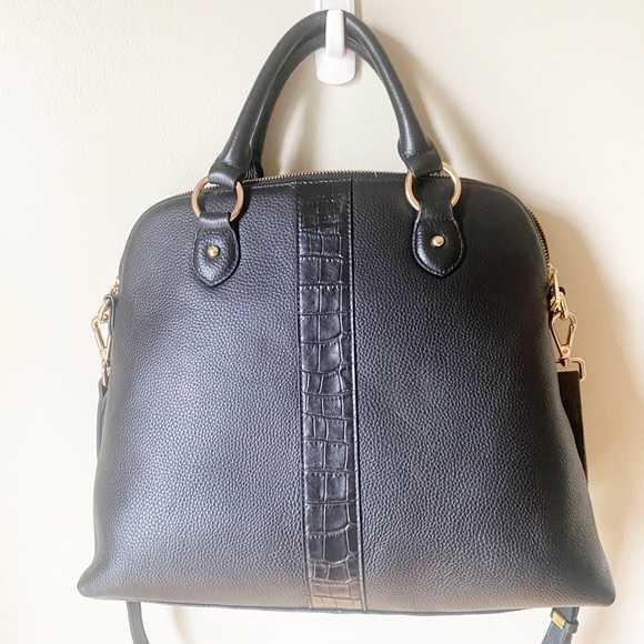 F&W Style | Chloe Tote Black Leather - Picture 3 of 9